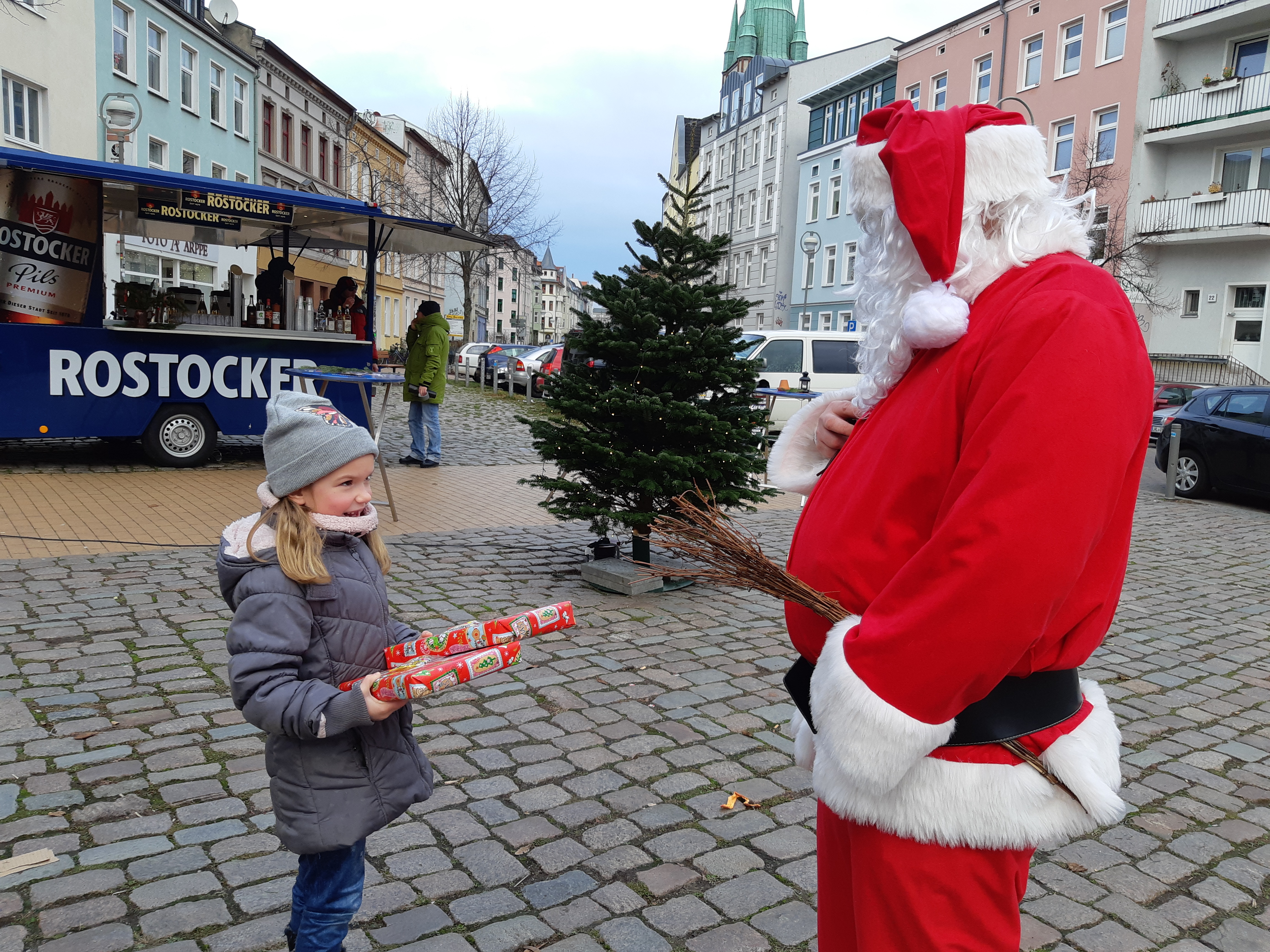 Wichteln auf dem Margaretenplatz