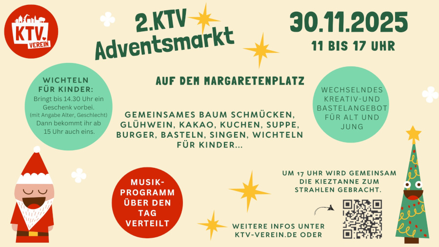 Flyer für den Markt mit allen Infos
